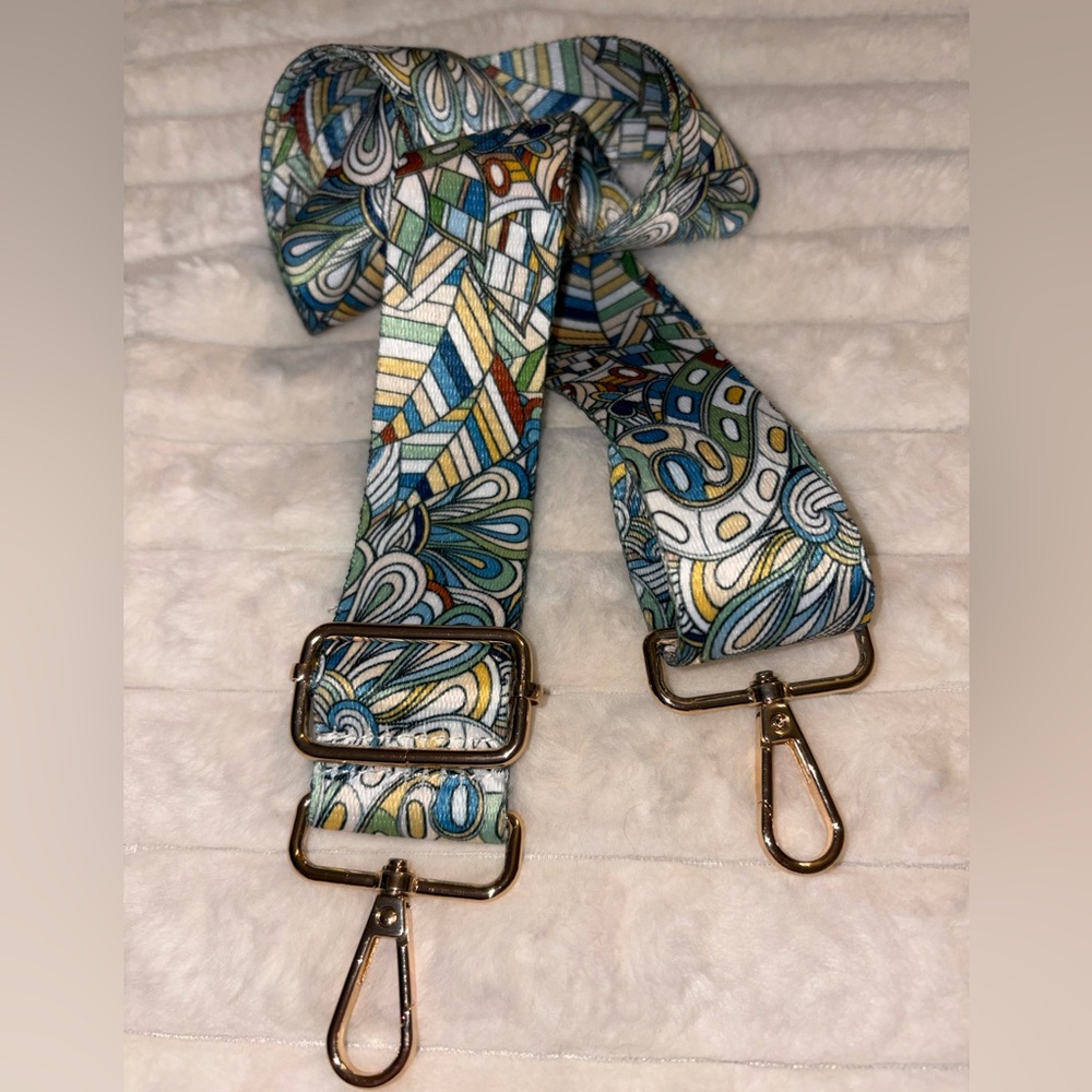 Guitar Handbag Colorful Patterned Bag Strap